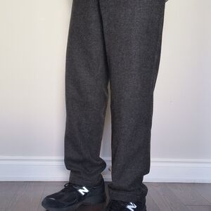 Vintage Club Monaco Pure Wool Pants, Size 30, Dark Grey